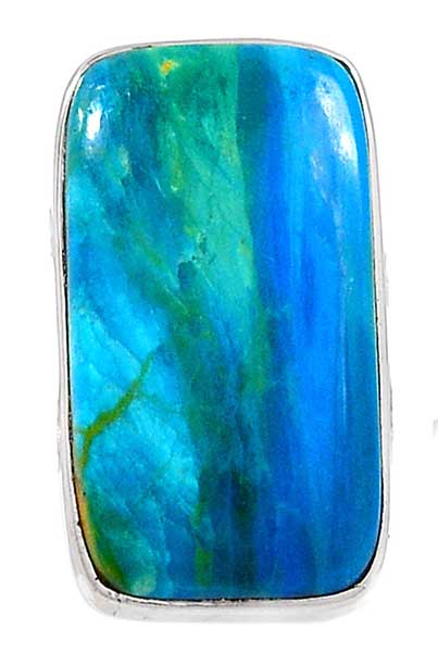 Gemstone Peruvian blue opal